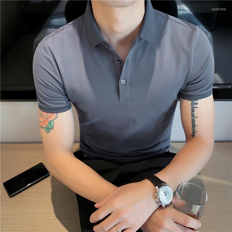 Men's Polos 8Colors Summer Solid Short Sleeve Polo Shirt Men Clothing 2022 Fashion Turn Down Collar Slim Fit Casual Homme Plus Size 4XL, Black
Men's Polos 8Colors Summer Solid Short Sleeve Polo Shirt Men Clothing 2022 Fashion Turn Down Collar Slim Fit Casual Homme Plus Size 4XL, Black