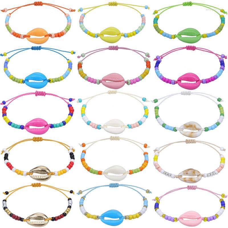 Anklets Boho Anklet Bracelet For Women Fashion Beads Shell Foot Chain Adjustable Summer Beach Accessories Jewelry Gift Girl
Anklets Boho Anklet Bracelet For Women Fashion Beads Shell Foot Chain Adjustable Summer Beach Accessories Jewelry Gift Girl