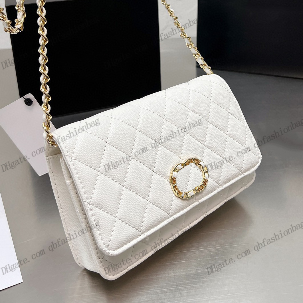 Classic Caviar WOC Wallets Designer Flap Bags Two-tone Hardware Buckle Metal Leather Chain Cross Body Shoulder Purse Womens Mini Card Holder Pockets Handbags 19x12C, Box
Classic Caviar WOC Wallets Designer Flap Bags Two-tone Hardware Buckle Metal Leather Chain Cross Body Shoulder Purse Womens Mini Card Holder Pockets Handbags 19x12C, Box