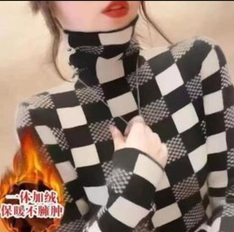 Women' Sweaters Designer Print Turtleneck T-shirt Autumn Double-Sided Velvet Thicken Warm Long Sleeve Tops Women' Clothing, 10
Women' Sweaters Designer Print Turtleneck T-shirt Autumn Double-Sided Velvet Thicken Warm Long Sleeve Tops Women' Clothing, 10