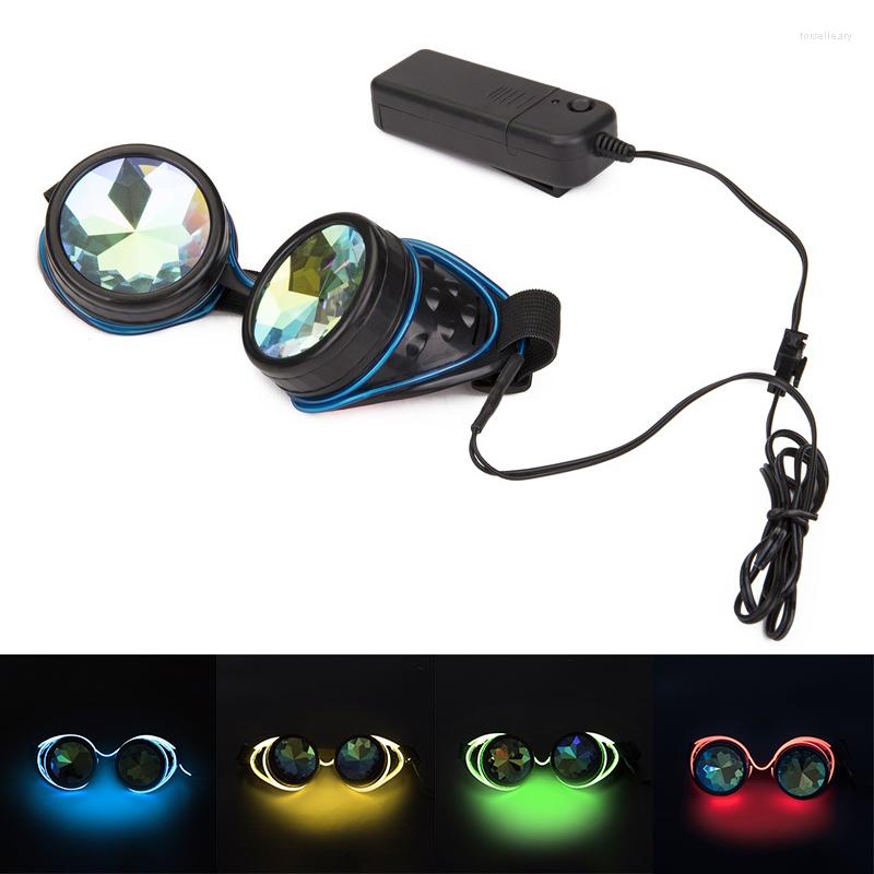 Sunglasses Goggles Steampunk Kaleidoscope Rave Rainbow Crystal Lenses EDM Festival Party Cosplay Punk Vintage Glass Eyewear
Sunglasses Goggles Steampunk Kaleidoscope Rave Rainbow Crystal Lenses EDM Festival Party Cosplay Punk Vintage Glass Eyewear