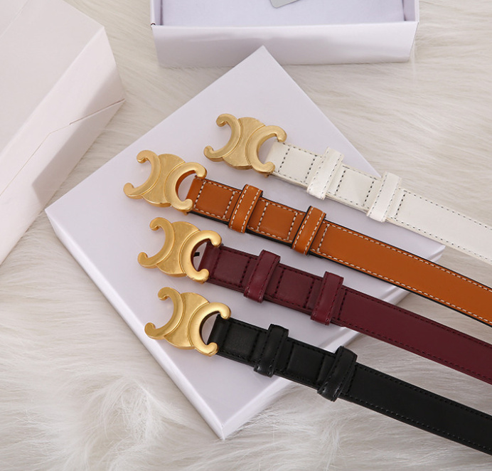 Fashion Designer Genuine Leather Belts For Womens Mens Casual Waistband Womens Gold Smooth Buckle Cowskin Belt Ladies Ceinture Girdle 2.5cm 3.5 white box
Fashion Designer Genuine Leather Belts For Womens Mens Casual Waistband Womens Gold Smooth Buckle Cowskin Belt Ladies Ceinture Girdle 2.5cm 3.5 white box
