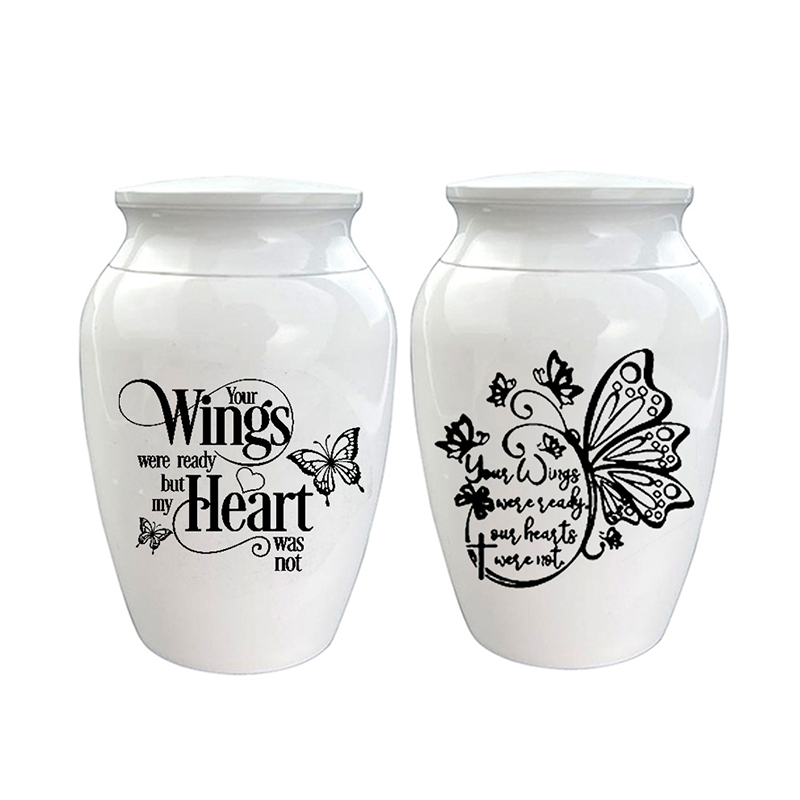 Small Funeral Pendant Urn Butterfly Handcrafted Cremation Urns for Human Ashes Keepsake Jar Suitable for Cemetery Burial Or Niche
Small Funeral Pendant Urn Butterfly Handcrafted Cremation Urns for Human Ashes Keepsake Jar Suitable for Cemetery Burial Or Niche