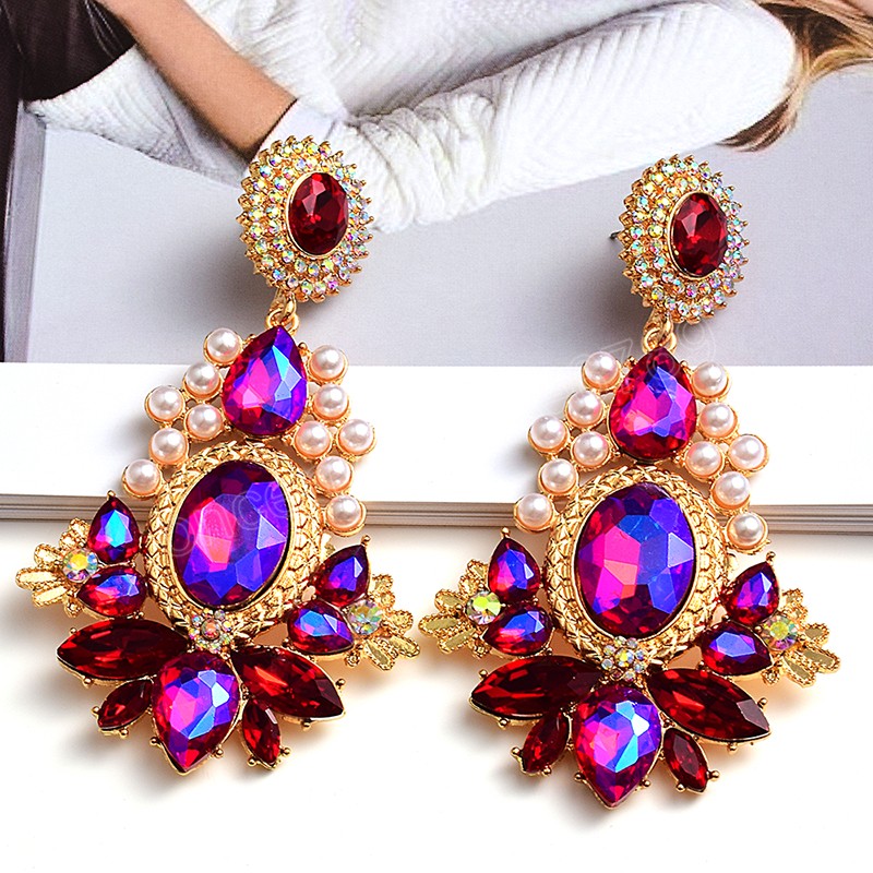 Statement Long Crystal Pearl Metal Dangle Drop Earrings Fashion Rhinestone Jewelry Accessories For Women Pendant Earring
Statement Long Crystal Pearl Metal Dangle Drop Earrings Fashion Rhinestone Jewelry Accessories For Women Pendant Earring