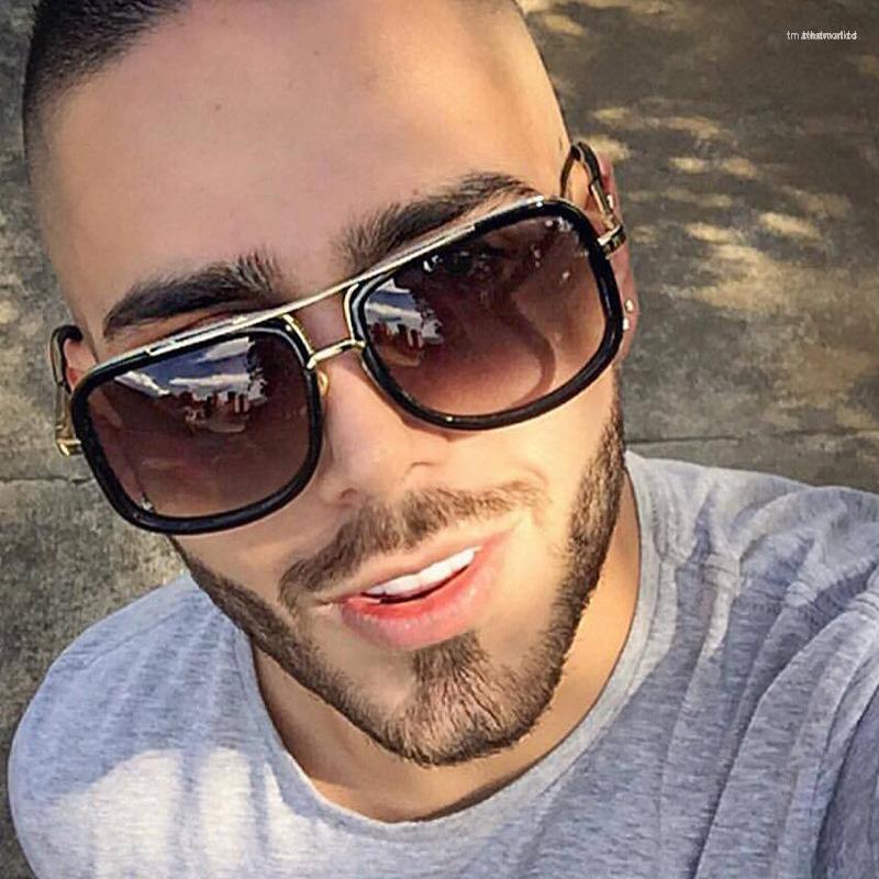 Sunglasses Fashion Big Frame Men Square Metal Sun Glasses Women Retro GlassesSunglasses
Sunglasses Fashion Big Frame Men Square Metal Sun Glasses Women Retro GlassesSunglasses