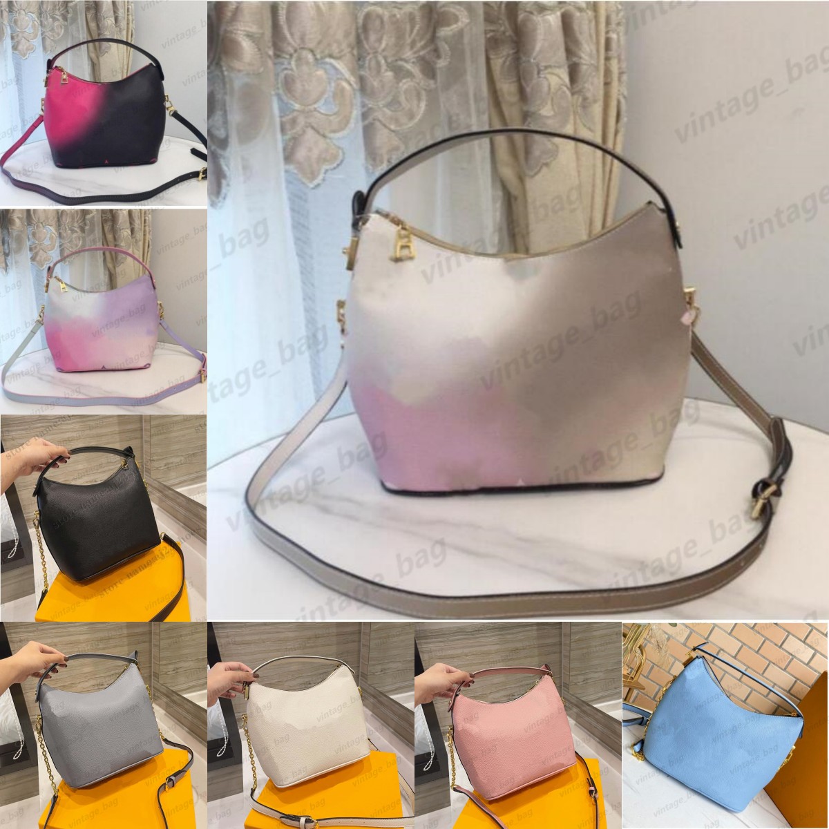 Women Marshmallow hobo bag Sunrise Pastel sunset kaki Midnight fuchsia gradient Cross body Shoulder Tote Spring in the city handbag S-lock Purse M45697 M46080 M59861, Blue
Women Marshmallow hobo bag Sunrise Pastel sunset kaki Midnight fuchsia gradient Cross body Shoulder Tote Spring in the city handbag S-lock Purse M45697 M46080 M59861, Blue