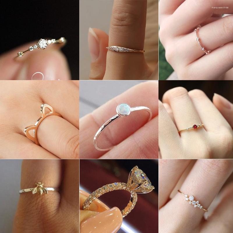 Wedding Rings Octbyna Simple Crystal Fingertip Ring For Women Romantic Engagement Party Brand Female Jewelry Drop
Wedding Rings Octbyna Simple Crystal Fingertip Ring For Women Romantic Engagement Party Brand Female Jewelry Drop