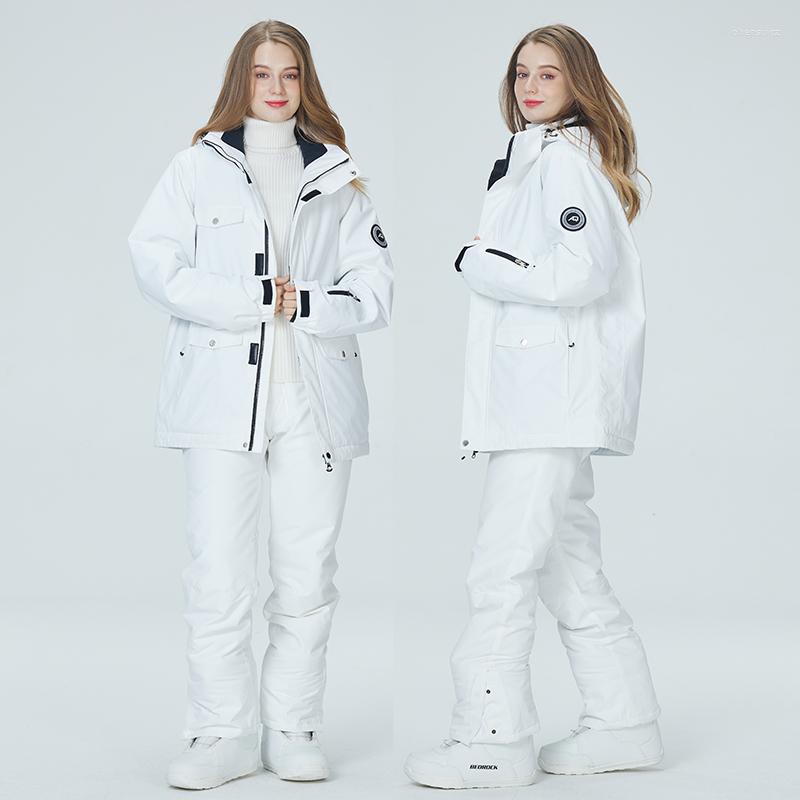Skiing Suits Ski Suit Winter Men Women Solid Color Snow Jacket Warm Windproof Thickened Snowboard Pants Waterproof Alpine Set, Q11
Skiing Suits Ski Suit Winter Men Women Solid Color Snow Jacket Warm Windproof Thickened Snowboard Pants Waterproof Alpine Set, Q11