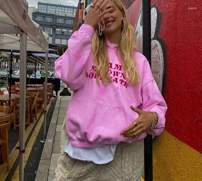 Women' Hoodies Women' & Sweatshirts Street Retro Harajuku Letter Printing Long-sleeved Loose Warm Size O-neck Pocket Top Clothes, Pink
Women' Hoodies Women' & Sweatshirts Street Retro Harajuku Letter Printing Long-sleeved Loose Warm Size O-neck Pocket Top Clothes, Pink