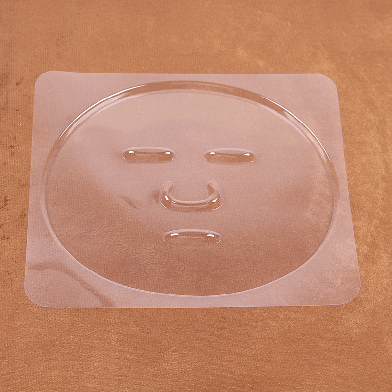 300Pcs PVC Transparent Facial Mask Mold Tray Plate Clear DIY Skin Film Plastic Sheet Care Beauty Makeup Seaweed Mud Care Facemask Tool Accessories H77