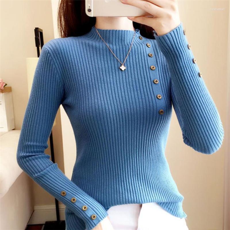 Women's Sweaters Autumn Women Sweater Knitted Long Sleeve Casual Slim Tops Button Pullover, Green
Women's Sweaters Autumn Women Sweater Knitted Long Sleeve Casual Slim Tops Button Pullover, Green