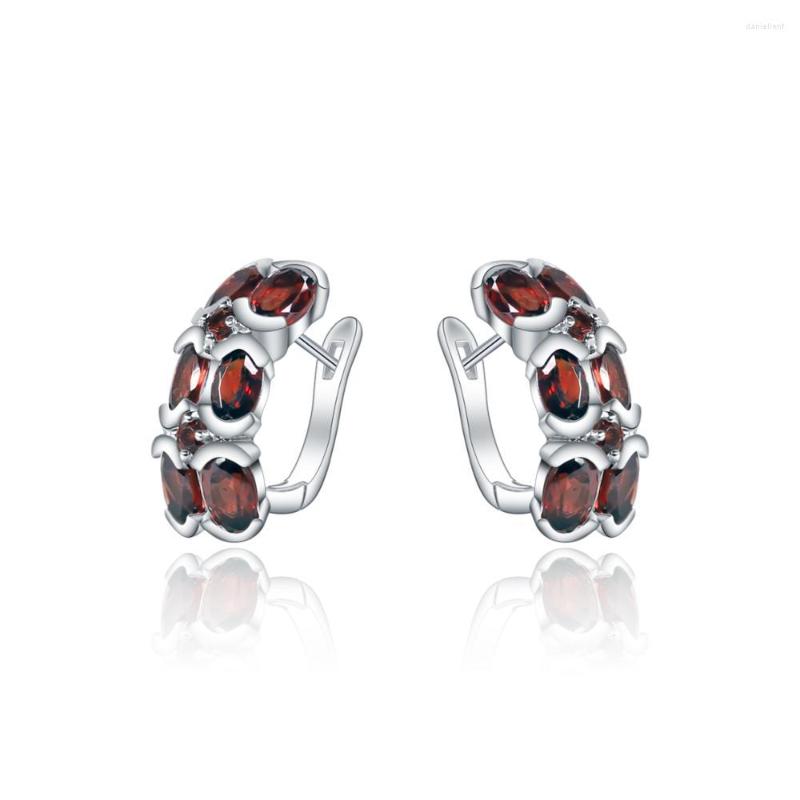 Backs Earrings GEM'S BALLET Natural Garnet Gemstone 925 Sterling Silver Mona Lisa Clip For Women Wedding Jewelry Bijouterie
Backs Earrings GEM'S BALLET Natural Garnet Gemstone 925 Sterling Silver Mona Lisa Clip For Women Wedding Jewelry Bijouterie