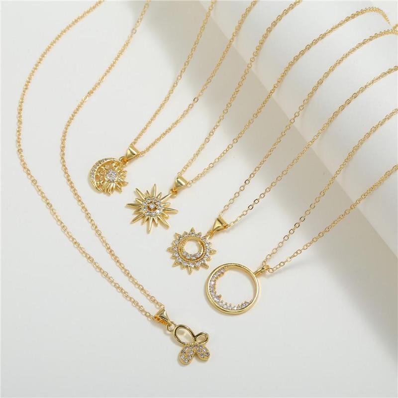 Choker Copper Cubic Zirconia Flowers Round Sun Pendant Necklace For Women Luxury Elegant Birthday Party Fashion Jewelry
Choker Copper Cubic Zirconia Flowers Round Sun Pendant Necklace For Women Luxury Elegant Birthday Party Fashion Jewelry