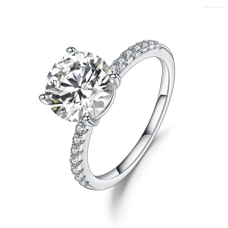 Cluster Rings Gem's Ballet 3.45Ct Round Natural Cubic Zirconia Fine Jewelry Wedding Ring 925 Sterling Silver Solitaire For Women
Cluster Rings Gem's Ballet 3.45Ct Round Natural Cubic Zirconia Fine Jewelry Wedding Ring 925 Sterling Silver Solitaire For Women