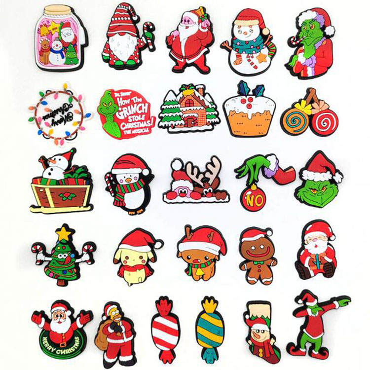 christmas day croc shoe charms pvc soft rubber cartoon shoecharms buckle cute bracelet wristband decoration gift
christmas day croc shoe charms pvc soft rubber cartoon shoecharms buckle cute bracelet wristband decoration gift