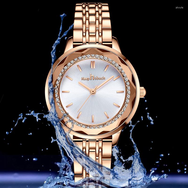 Wristwatches Keep In Touch Brand 2022 Waterproof Women's Quartz Fashion Diamond Watches Women Bracelet Gift For Grils, White
Wristwatches Keep In Touch Brand 2022 Waterproof Women's Quartz Fashion Diamond Watches Women Bracelet Gift For Grils, White