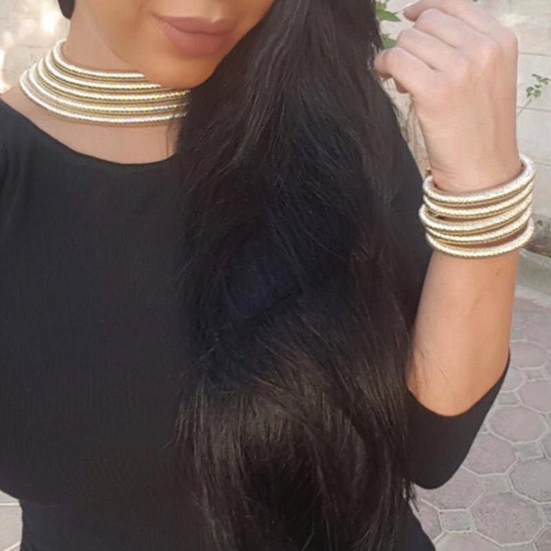 Necklace Earrings Set UKEN Fashion Women Bohemia Layered Choker Bracelet Sets Statement Jewellery Bijoux Femme 2022 Chunky, Picture shown
Necklace Earrings Set UKEN Fashion Women Bohemia Layered Choker Bracelet Sets Statement Jewellery Bijoux Femme 2022 Chunky, Picture shown