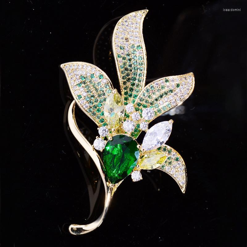Brooches Delicate Magnolia Women's Brooch Pin Green Pink Cubic Zirconia Clothing Accessories Female Corsage Flower Broches Gifts
Brooches Delicate Magnolia Women's Brooch Pin Green Pink Cubic Zirconia Clothing Accessories Female Corsage Flower Broches Gifts