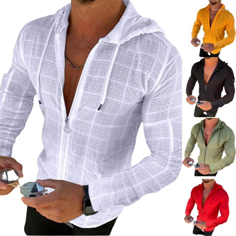 Men's T Shirts Long/Short Sleeved Hoodie Zipper Shirt Men Clothing Summer Solid Color Casual Plaid Print Open Stitch Thin Tshirt -3XL, Green 1
Men's T Shirts Long/Short Sleeved Hoodie Zipper Shirt Men Clothing Summer Solid Color Casual Plaid Print Open Stitch Thin Tshirt -3XL, Green 1