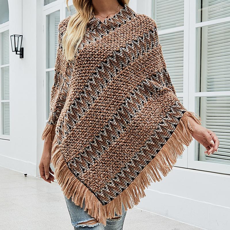 Women's Sweaters 2022 Autumn Winter Sweater Dresss European American Shawl Cloak Striped Tassel Knit Pullover Coat Women Fashion Clothe, Green
Women's Sweaters 2022 Autumn Winter Sweater Dresss European American Shawl Cloak Striped Tassel Knit Pullover Coat Women Fashion Clothe, Green