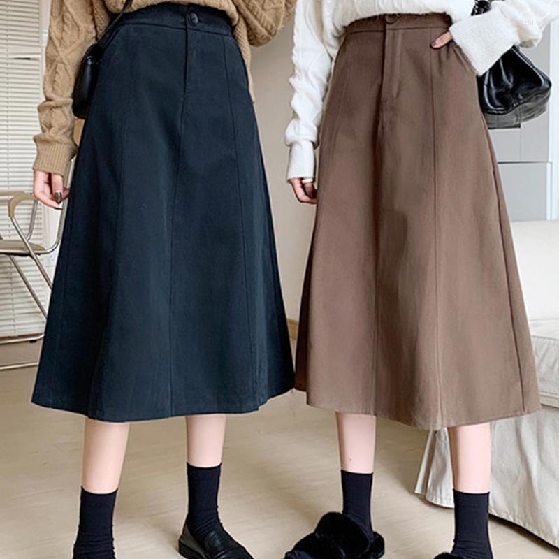 Skirts Autumn 2022 Kawaii Women's Midi Skirt Black A-Line High Waist Solid Color Vintage Korean Fashion Long
Skirts Autumn 2022 Kawaii Women's Midi Skirt Black A-Line High Waist Solid Color Vintage Korean Fashion Long