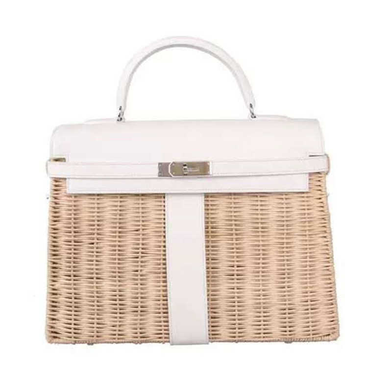 Designer Herme bags handbag Vegetable 2022 knitting all kinds of women' traw woven veratile rattan One Shoulder Tote, White
Designer Herme bags handbag Vegetable 2022 knitting all kinds of women' traw woven veratile rattan One Shoulder Tote, White
