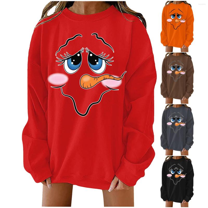 Women' Hoodies Christmas Women Print Long-sleeved Sweatshirt Casual Pullover Knitting Sweater Top #H, Or
Women' Hoodies Christmas Women Print Long-sleeved Sweatshirt Casual Pullover Knitting Sweater Top #H, Or
