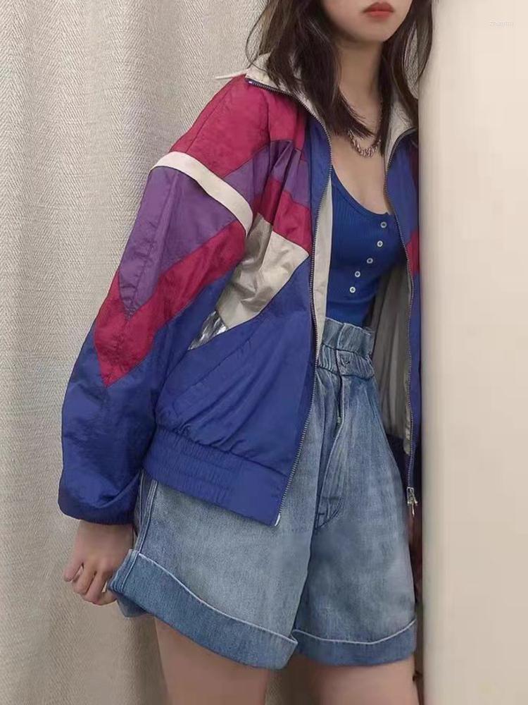 Women' Jackets Women' Spring/Summer 2022 Athleisure Detachable Sleeves Colorblock Zip Letters Embroidered Jacket Women, Red and blue
Women' Jackets Women' Spring/Summer 2022 Athleisure Detachable Sleeves Colorblock Zip Letters Embroidered Jacket Women, Red and blue