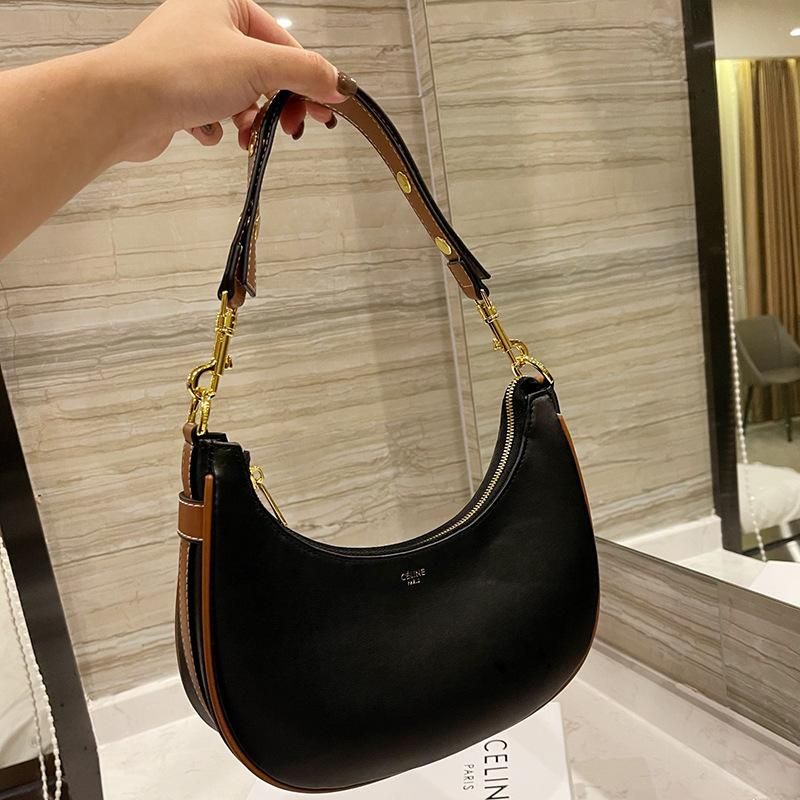 Bags Cl Half Moon 2021 New Ava Women's Leather Carrying Shoulder Lisa Same Armpit Bag jMJ KJR''CELIN''s BcL, Brown
Bags Cl Half Moon 2021 New Ava Women's Leather Carrying Shoulder Lisa Same Armpit Bag jMJ KJR''CELIN''s BcL, Brown