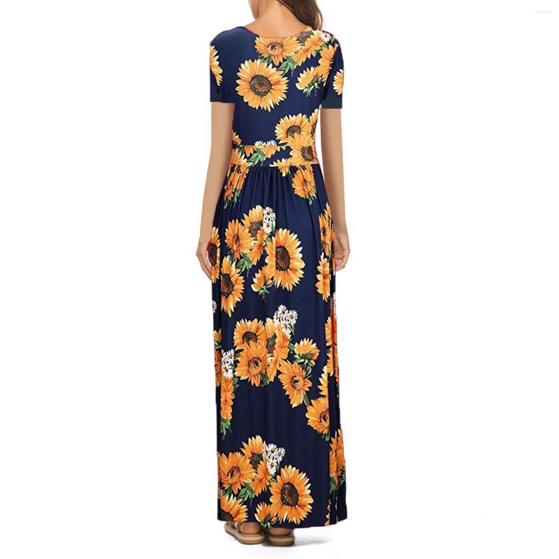 Casual Dresses Printed Long Women' Loose Sleeve Comfortable Dress Pocket Short, Blue
Casual Dresses Printed Long Women' Loose Sleeve Comfortable Dress Pocket Short, Blue
