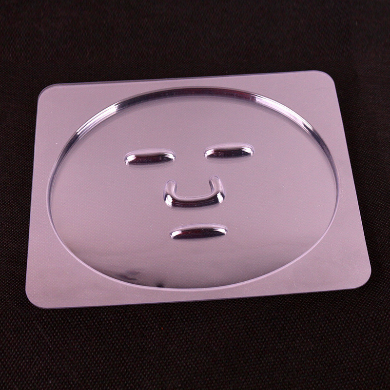 300Pcs PVC Transparent Facial Mask Mold Tray Plate Clear DIY Skin Film Plastic Sheet Care Beauty Makeup Seaweed Mud Care Facemask Tool Accessories H77