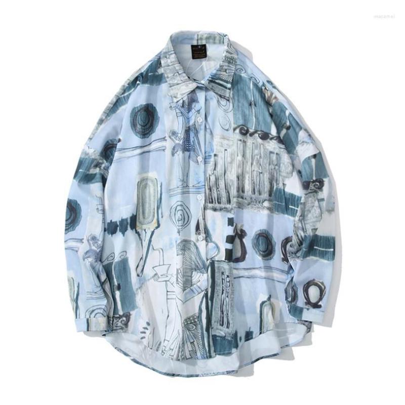 Men's Casual Shirts Ancient Egyptian Style Abstract Print Shirt For Men Harajuku Hip Hop Long Sleeve Loose Camisas Tops Hommes Chemises, Photo
Men's Casual Shirts Ancient Egyptian Style Abstract Print Shirt For Men Harajuku Hip Hop Long Sleeve Loose Camisas Tops Hommes Chemises, Photo