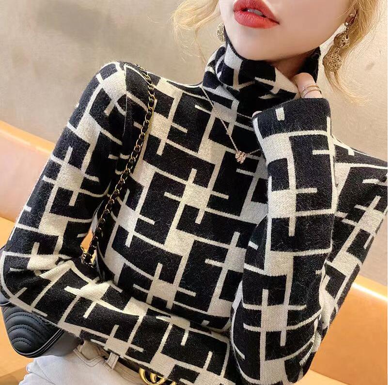 2023 Women' Sweaters Designer for Casual Long Sleeve Letter Print Tees Shirt Casual Tops Feme Bottoming Shirts, 06
2023 Women' Sweaters Designer for Casual Long Sleeve Letter Print Tees Shirt Casual Tops Feme Bottoming Shirts, 06