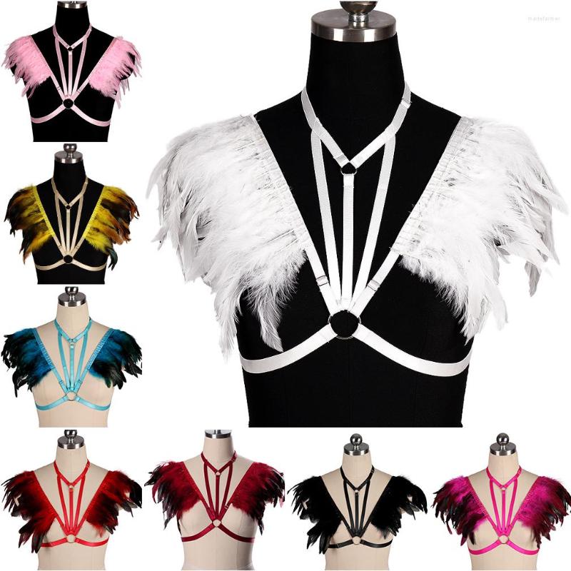 Garters Women Sexy Color Stretch Feather Harness Bra Midnight Dance Club Cosplay Fashion Quality, Black
Garters Women Sexy Color Stretch Feather Harness Bra Midnight Dance Club Cosplay Fashion Quality, Black