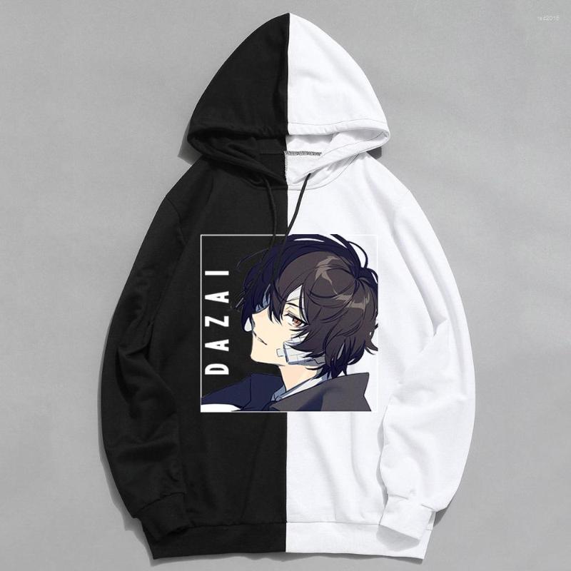 Men's Hoodies Patchwork Japan Anime Bungou Stray Dogs Chuuya Nakahara Osamu Dazai Women Men Hoody Plus Size Clothing, Br 
Men's Hoodies Patchwork Japan Anime Bungou Stray Dogs Chuuya Nakahara Osamu Dazai Women Men Hoody Plus Size Clothing, Br
