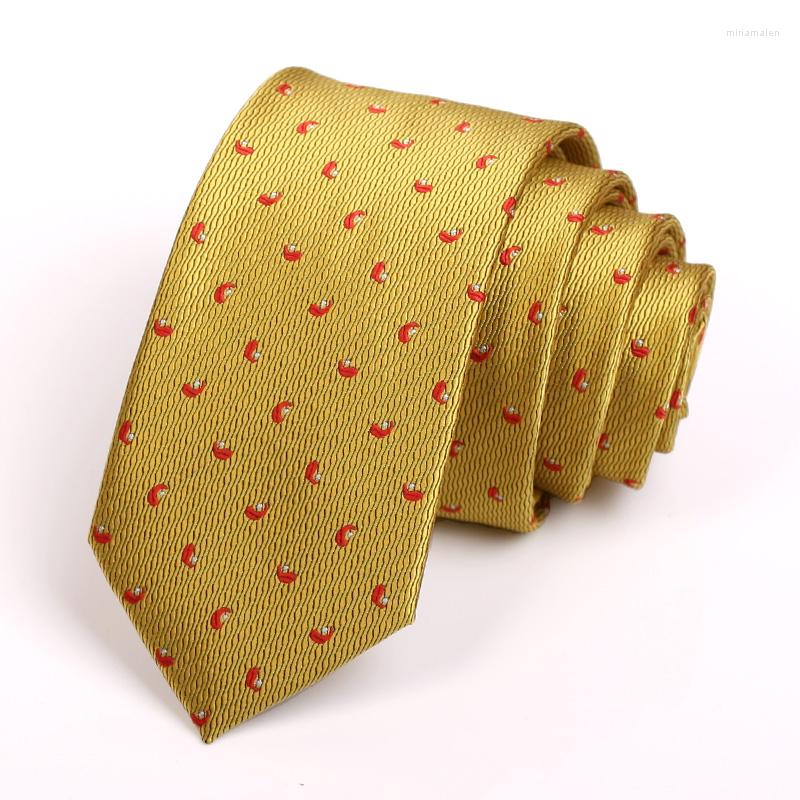 Bow Ties Arrivals Men's 6CM Tie Fashion Gold For Men Business Suit Work Neck High Quality Casual Formal Necktie Gift Box
Bow Ties Arrivals Men's 6CM Tie Fashion Gold For Men Business Suit Work Neck High Quality Casual Formal Necktie Gift Box