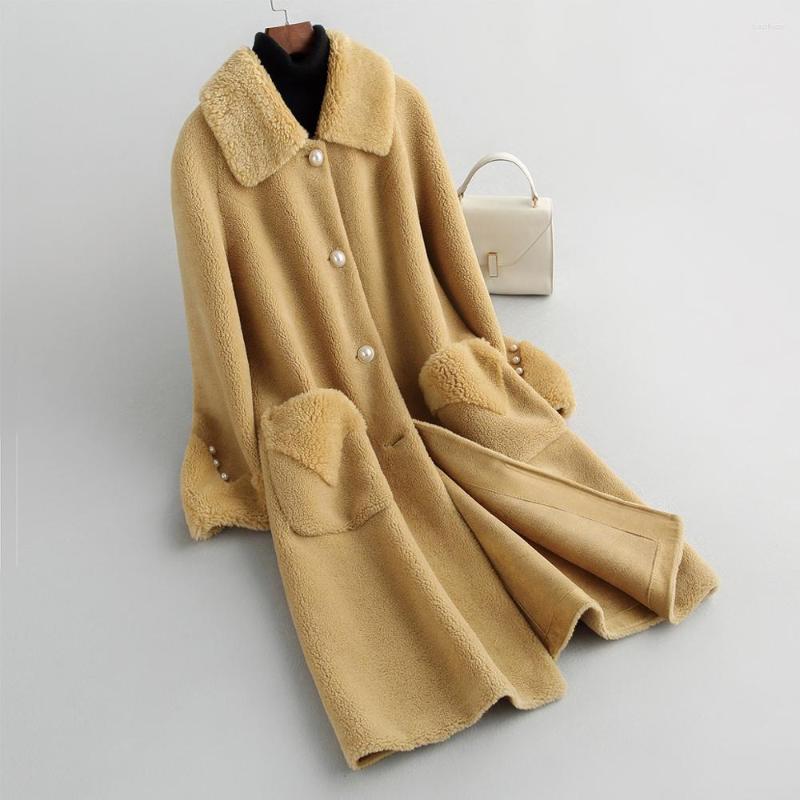 Women's Fur Golomise&Imbettuy Women Fashion X-Long Real/Genuine Composite Lamb/Wool Shearling Jacket/Coat With Faux Suede Leather Lining, Blue
Women's Fur Golomise&Imbettuy Women Fashion X-Long Real/Genuine Composite Lamb/Wool Shearling Jacket/Coat With Faux Suede Leather Lining, Blue