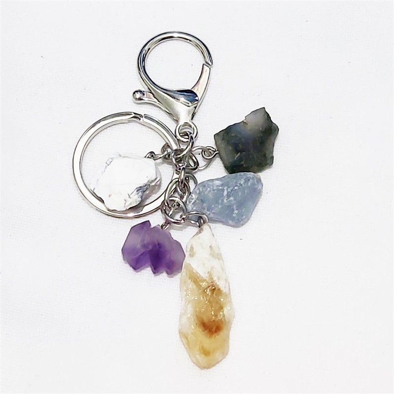 Natural Rough Raw Ore Stone Set Key Ring Keychain Fluorite Crystal Quartz Women Men Car Holder Mineral Keyrings Jewelry
Natural Rough Raw Ore Stone Set Key Ring Keychain Fluorite Crystal Quartz Women Men Car Holder Mineral Keyrings Jewelry