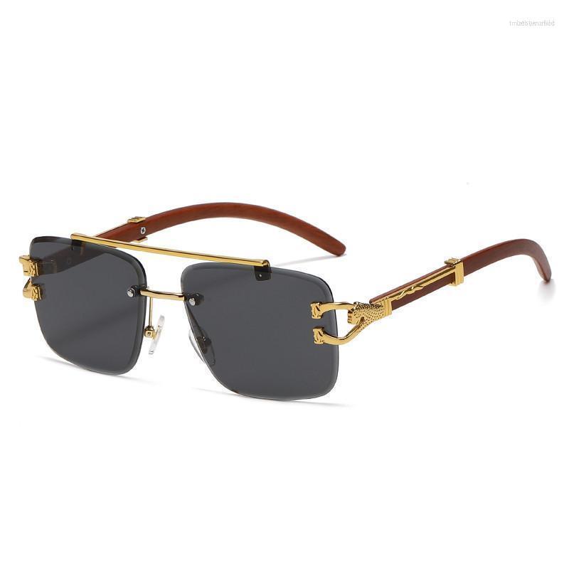 Sunglasses Vintage Rimless Square Women Men Designer Travel Driving Metal Leopard Head Sun Glasses UV400SunglassesSunglasses
Sunglasses Vintage Rimless Square Women Men Designer Travel Driving Metal Leopard Head Sun Glasses UV400SunglassesSunglasses