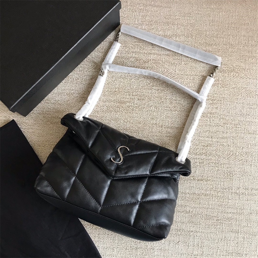 High quality luxurys designers bags LOULOU womens quilted shoulder bags fashion hobo Tote chain genuine leather crossbody bag handbags purses Clutch Bags wallet, Black+black button
High quality luxurys designers bags LOULOU womens quilted shoulder bags fashion hobo Tote chain genuine leather crossbody bag handbags purses Clutch Bags wallet, Black+black button