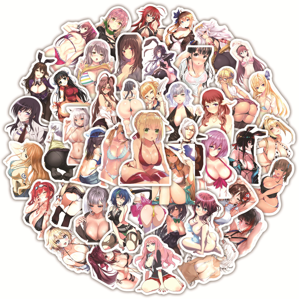 50Pcs Hentai Waifu Sexy Anime Stickers Kawaii Hot Lady Loli Vinyl Sticker Waterproof Aesthetic Decals for Teens Boys Adults, Multi colors
50Pcs Hentai Waifu Sexy Anime Stickers Kawaii Hot Lady Loli Vinyl Sticker Waterproof Aesthetic Decals for Teens Boys Adults, Multi colors