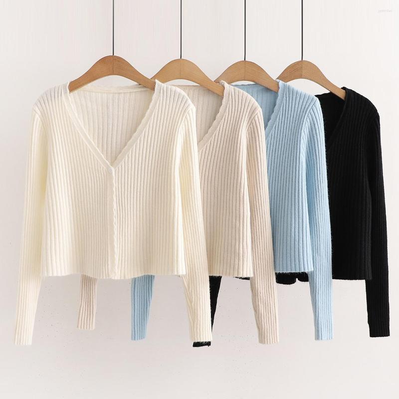 Women's Knits Korean Elegant V Neck Solid Color Thin Cardigan Women Fashion Autumn One Button Chic Knitted Sweater Female Casual Short Top, Black
Women's Knits Korean Elegant V Neck Solid Color Thin Cardigan Women Fashion Autumn One Button Chic Knitted Sweater Female Casual Short Top, Black