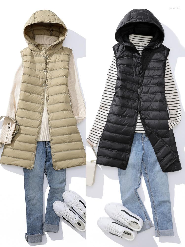 Women's Vests Women Sleeveless Long Down Jacket Casual Style Autumn Winter Vest And Female Outwear, Beige
Women's Vests Women Sleeveless Long Down Jacket Casual Style Autumn Winter Vest And Female Outwear, Beige