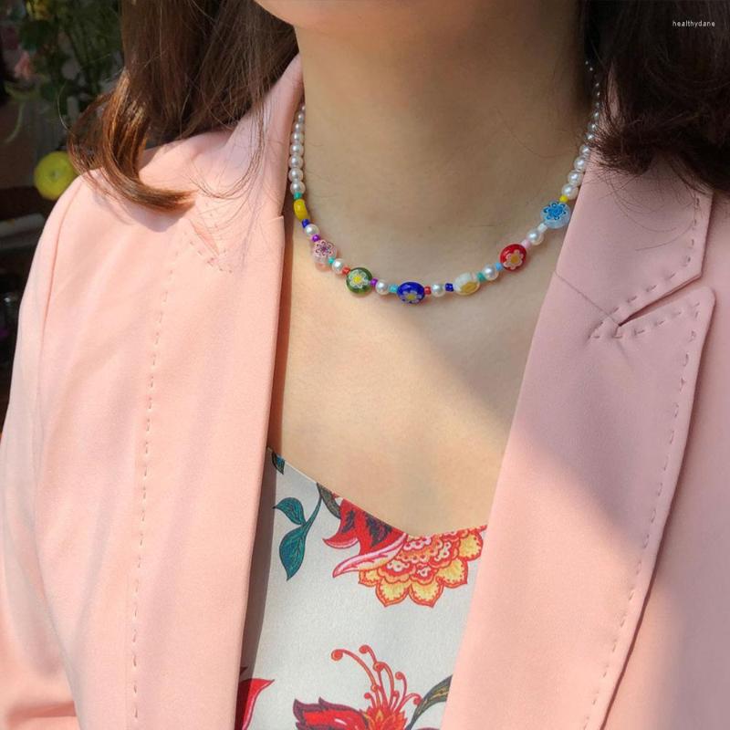 Choker Fashion Sweet Colorful Glass Beaded Collar Seed Beads Strand Neck Chains Women Imitation Pearls Short Party Jewelry Gift
Choker Fashion Sweet Colorful Glass Beaded Collar Seed Beads Strand Neck Chains Women Imitation Pearls Short Party Jewelry Gift