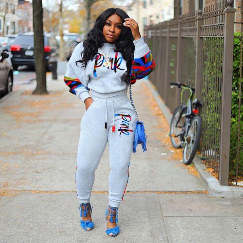 Women' Hoodies Women Tracksuits Set Letter Patchwork Clothes Two Piece Sweatsuit Round Neck Pullover Crop Top Sweat Leggings Long Pants, Black
Women' Hoodies Women Tracksuits Set Letter Patchwork Clothes Two Piece Sweatsuit Round Neck Pullover Crop Top Sweat Leggings Long Pants, Black