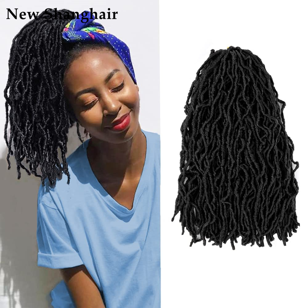 New Faux Soft Locs 18/24 Inch Crochet Hair 21 Strands/pcs Pre-Looped Synthetic Nu Goddess for Black Women BS25, T1b-30
New Faux Soft Locs 18/24 Inch Crochet Hair 21 Strands/pcs Pre-Looped Synthetic Nu Goddess for Black Women BS25, T1b-30