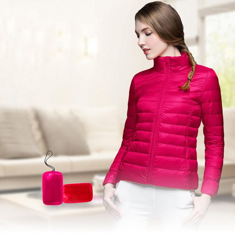 Women's Down Lightweight Jacket Stand Collar Short White Duck Autumn And Winter, Black
Women's Down Lightweight Jacket Stand Collar Short White Duck Autumn And Winter, Black