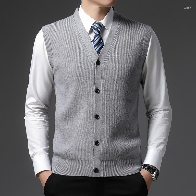Men's Vests Autumn Business Men's V Neck Woolen Fashion Knit Sleeveless Cardigan Casual Sweater Coat Vest Top, Green
Men's Vests Autumn Business Men's V Neck Woolen Fashion Knit Sleeveless Cardigan Casual Sweater Coat Vest Top, Green