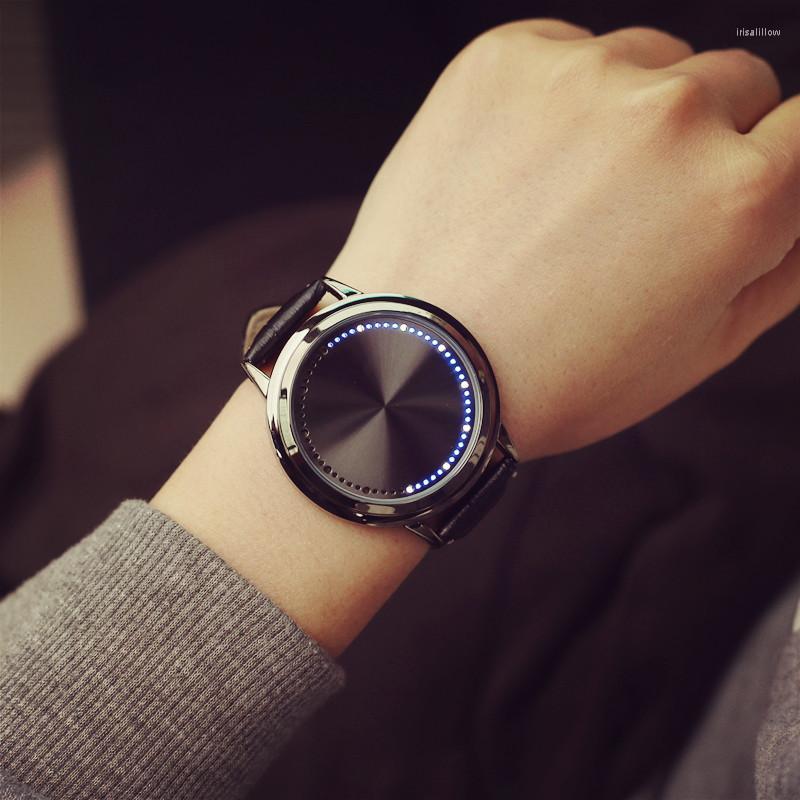 Wristwatches Explosive LED Touch Screen Watch Creative Personality Trend Fashion Male And Female Student Belt Couple Quartz Movement, White
Wristwatches Explosive LED Touch Screen Watch Creative Personality Trend Fashion Male And Female Student Belt Couple Quartz Movement, White