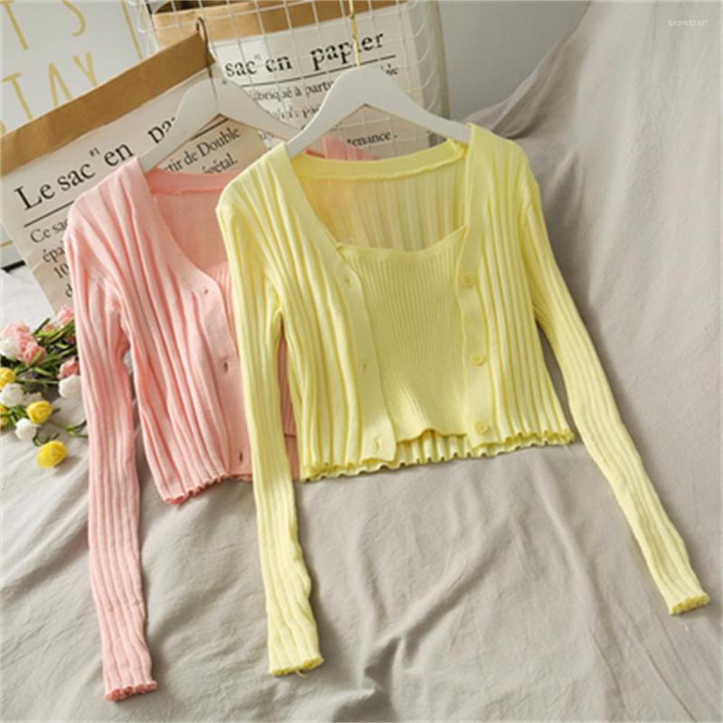 Women's Knits 2022 Korean Style Two Piece Set Cardigan Women Sexy Autumn Long Sleeve Ribbed Knitted Cropped Sweater And Matching Vest H861, Black
Women's Knits 2022 Korean Style Two Piece Set Cardigan Women Sexy Autumn Long Sleeve Ribbed Knitted Cropped Sweater And Matching Vest H861, Black